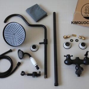 Bộ sen cây tắm đứng nóng lạnh bằng đồng Kanly GCS11B