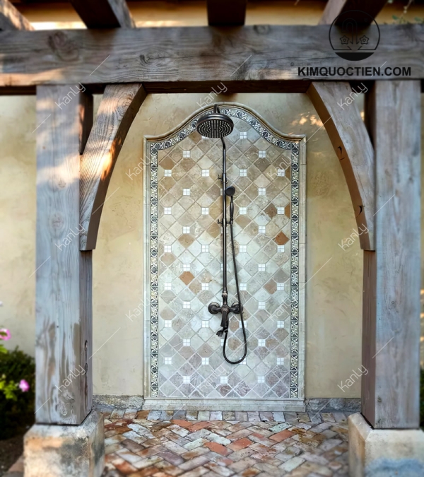 Vòi Sen Cây Kanly GCS13B Nóng Lạnh Cổ Điển Màu Đen