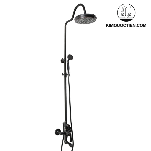 Vòi Sen Cây Kanly GCS13B Nóng Lạnh Cổ Điển Màu Đen