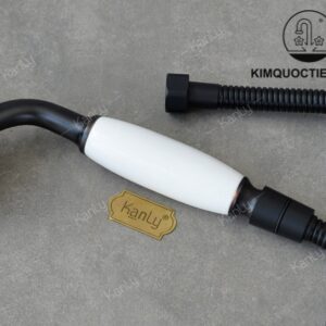 Vòi Sen Tắm Kanly GCS23B Nóng Lạnh Bằng Đồng Màu Đen