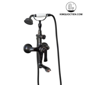 Vòi Sen Tắm Kanly GCS23B Nóng Lạnh Bằng Đồng Màu Đen