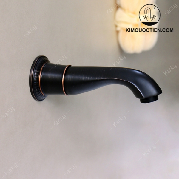 Vòi Sen Âm Tường Kanly GCS78B Nóng Lạnh Đồng Thau Cổ Điển Màu Đen