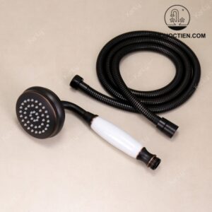 Vòi Sen Âm Tường Kanly GCS78B Nóng Lạnh Đồng Thau Cổ Điển Màu Đen