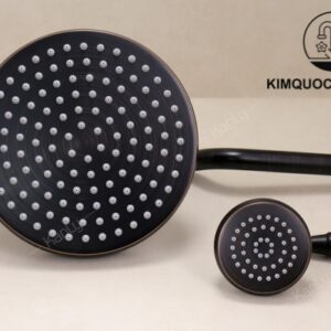 Vòi Sen Âm Tường Kanly GCS78B Nóng Lạnh Đồng Thau Cổ Điển Màu Đen