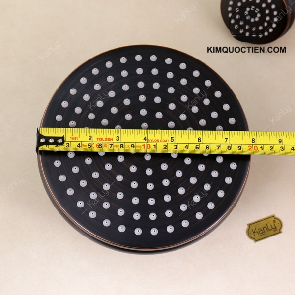 Vòi Sen Âm Tường Kanly GCS78B Nóng Lạnh Đồng Thau Cổ Điển Màu Đen