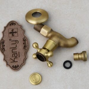 Vòi nước lạnh Kanly GCT01N gắn tường bằng đồng