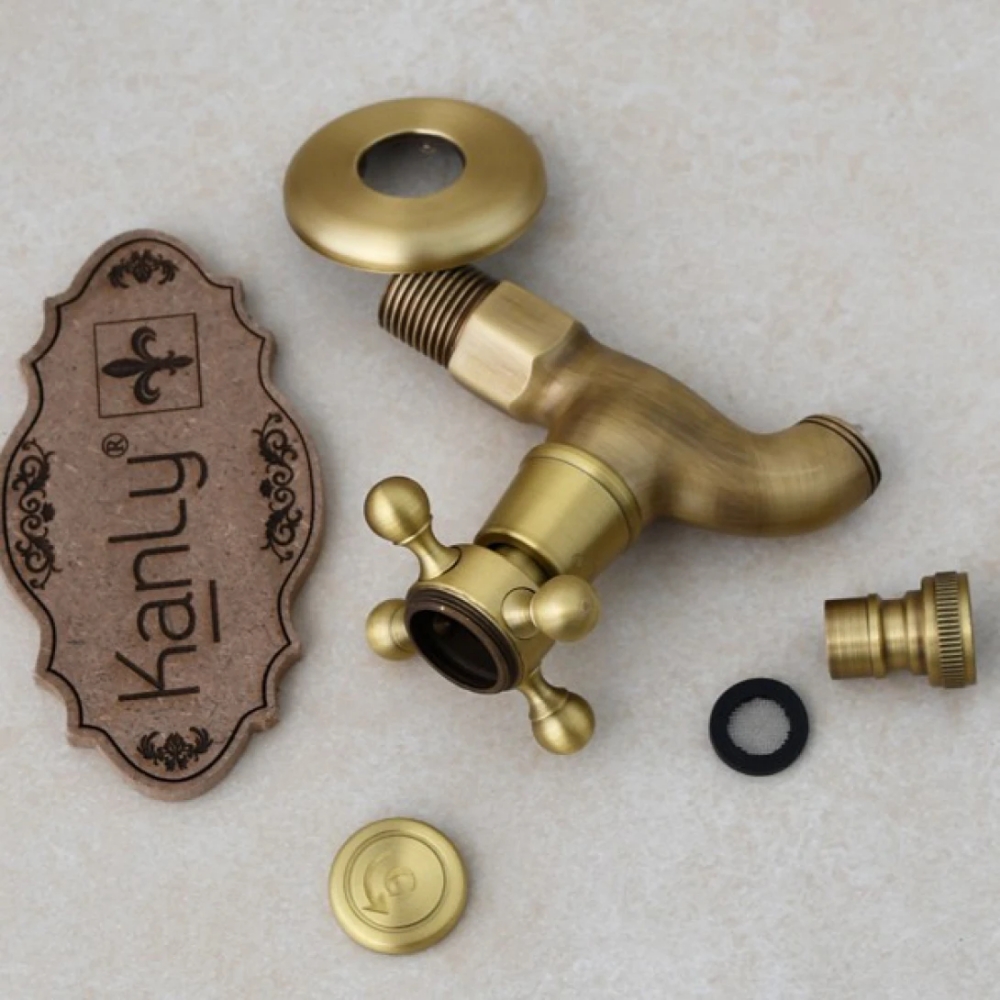 Vòi nước lạnh Kanly GCT01N gắn tường bằng đồng