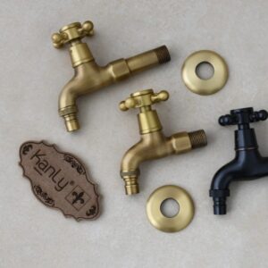 Vòi nước lạnh Kanly GCT01N gắn tường bằng đồng