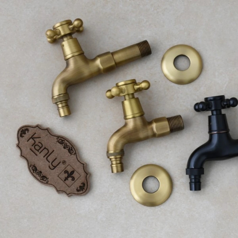 Vòi nước lạnh Kanly GCT01N gắn tường bằng đồng