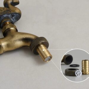 Vòi nước lạnh Kanly GCT02 gắn tường bằng đồng cổ điển