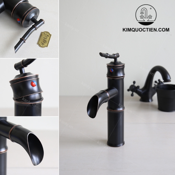 Vòi Lavabo Kanly GCV02B Nóng Lạnh