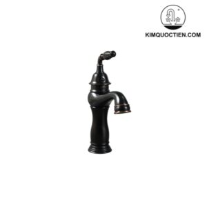 Vòi Lavabo Kanly GCV14B Nóng Lạnh Cổ Điển Màu Đen