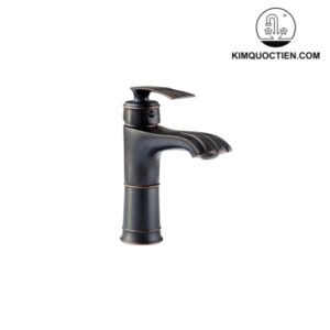 Vòi Lavabo Kanly GCV41B Nóng Lạnh Bằng Đồng Màu Đen