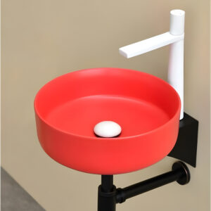 Vòi Lavabo Kanly KLA43 Nóng Lạnh Bằng Đồng