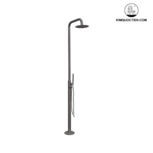 Sen Cây Tắm Đứng Kanly KLS9005B Nóng Lạnh Đặt Sàn Ngoài Trời Màu Đen