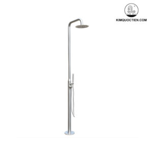 Sen Cây Tắm Đứng Kanly KLS9005W Nóng Lạnh Đặt Sàn Ngoài Trời Màu Trắng