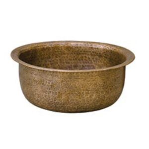 Chậu ngâm chân vàng bằng đồng Kanly RSC314V