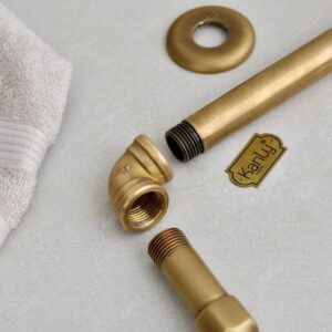 Vòi chậu thân cao nóng lạnh bằng đồng Kanly GCT01HM