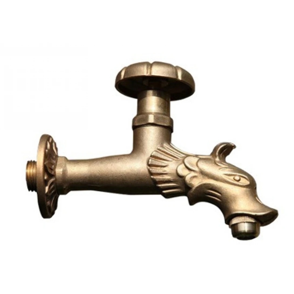 Vòi nước lạnh Kanly GCT02R gắn tường hình đầu rồng