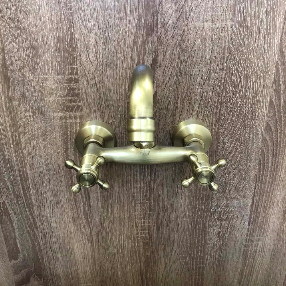 Vòi âm tường nóng lạnh bằng đồng Kanly GCT05