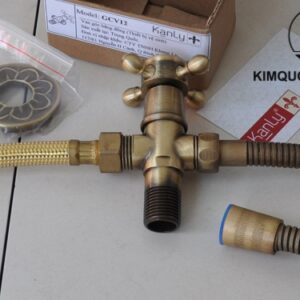 Van góc bằng đồng Kanly GCV12