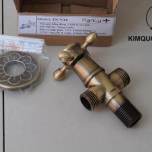 Van góc bằng đồng Kanly GCV12