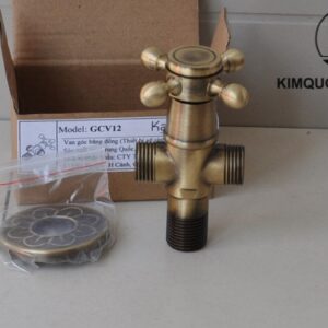 Van góc bằng đồng Kanly GCV12