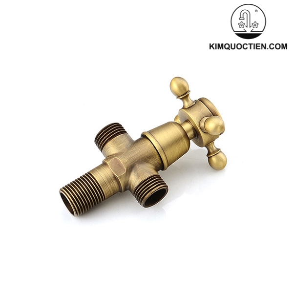 Van góc bằng đồng Kanly GCV12