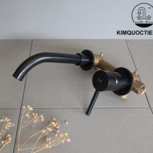 Vòi Lavabo Kanly GCT04B Nóng Lạnh Gắn Âm Tường
