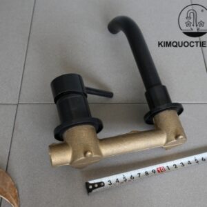 Vòi Lavabo Kanly GCT04B Nóng Lạnh Gắn Âm Tường