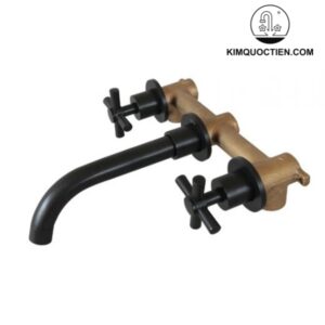 Vòi Lavabo Kanly GCT07B Gắn Tường Nóng Lạnh