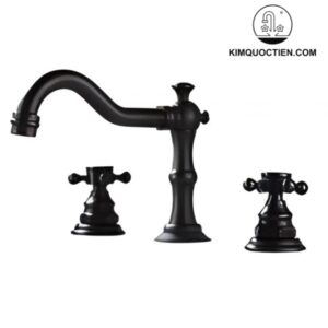 Vòi Lavabo 3 Lỗ Kanly GCB07B Nóng Lạnh