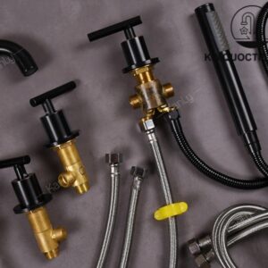 Vòi Lavabo 5 Lỗ Kanly GCB09B Nóng Lạnh