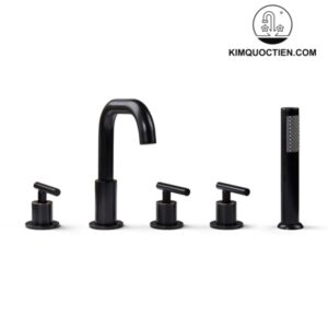 Vòi Lavabo 5 Lỗ Kanly GCB09B Nóng Lạnh