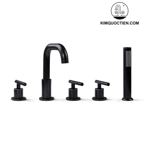 Vòi Lavabo 5 Lỗ Kanly GCB09B Nóng Lạnh