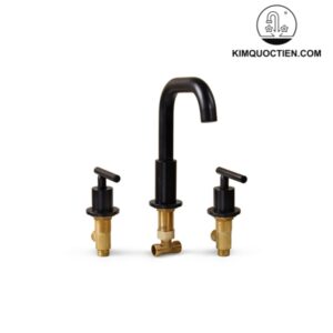 Vòi Lavabo 3 Lỗ Kanly GCB05B Nóng Lạnh