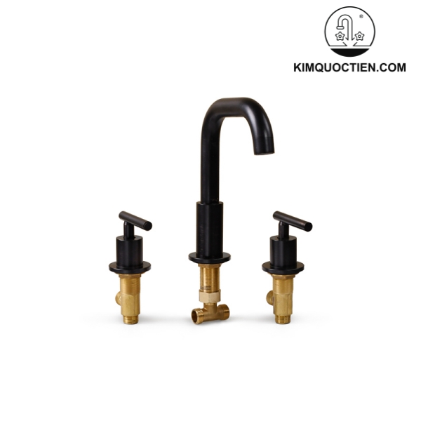 Vòi Lavabo 3 Lỗ Kanly GCB05B Nóng Lạnh