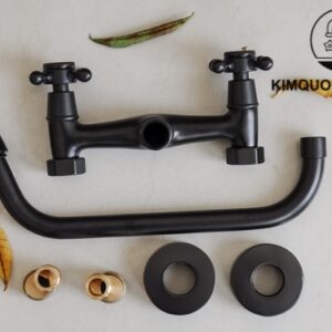 Vòi Rửa Chén Kanly GCT05B Nóng Lạnh Gắn Tường