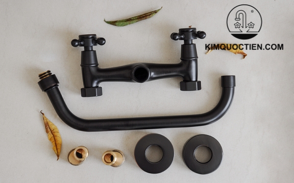 Vòi Rửa Chén Kanly GCT05B Nóng Lạnh Gắn Tường