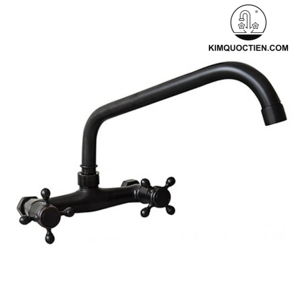 Vòi Rửa Chén Kanly GCT05B Nóng Lạnh Gắn Tường