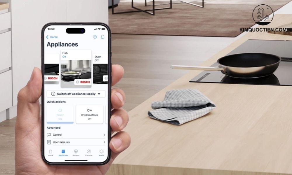 bếp từ bosch 3 vùng nấu