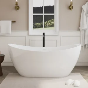 Bồn Tắm Nằm Đặt Sàn MOWOEN MW8207P-165 Nguyên Khối 1650mm