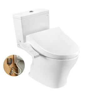 Bồn cầu nắp điện tử TOTO CS326DW26#XW 2 khối nắp rửa điện tử WASHLET TCF23661GAA dòng S1 giấu dây