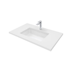 Chậu rửa mặt lavabo âm bàn TOTO LW1555BA#XW/TL516GV kèm giá đỡ âm