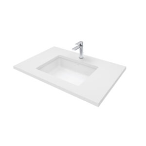 Chậu Rửa Mặt Lavabo Âm Bàn TOTO LW1556A#XW/TL516GV Kèm Giá Đỡ Âm