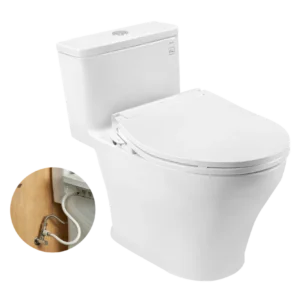 Bồn Cầu TOTO MS857DE6#XW 1 Khối Kèm Nắp Rửa Cơ ECOWASHER TCW11S