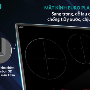Bếp điện từ kết hợp GRANDX GX E738Lux 2 từ 1 hồng ngoại