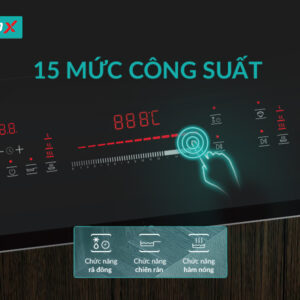 Bếp từ 2 vùng nấu GRANDX GX IH785Titan kính chống xước