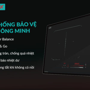 Bếp từ 2 vùng nấu GRANDX GX IH785Titan kính chống xước