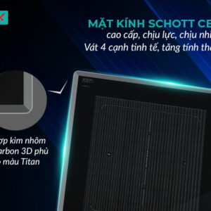 Bếp từ 2 vùng nấu GRANDX GX IH855XPro